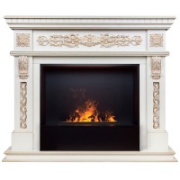 Электрокамин RealFlame Estella 25,5/26 WT с очагом 3D Cassette 630 Black Panel